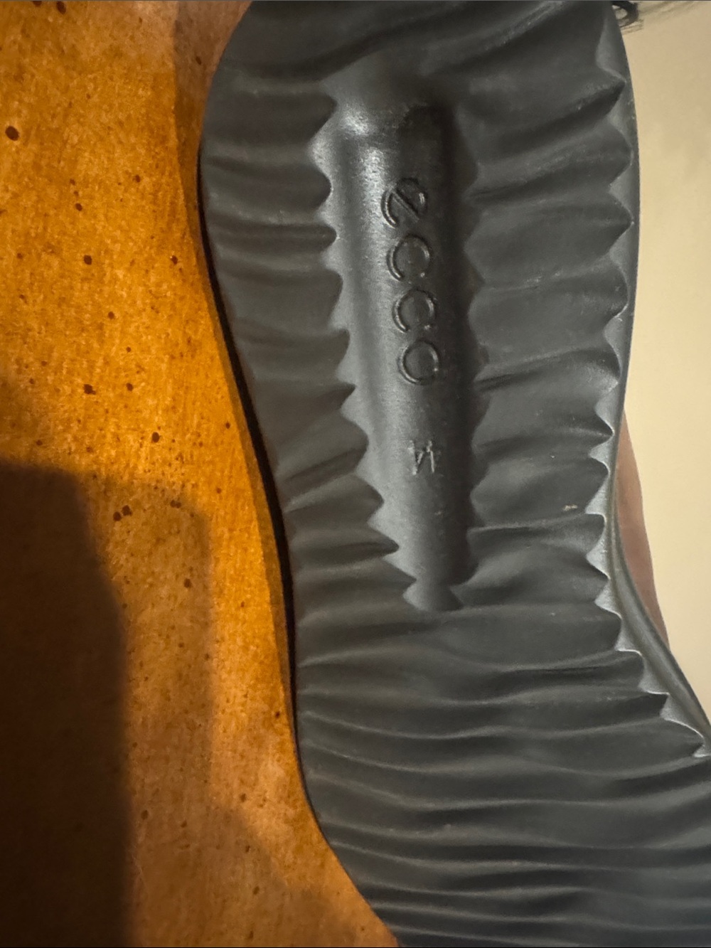 Ecco Men's Brown Leather Lace-Up Oxfords - Picture 3 of 4